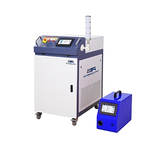 Máquina de solda a laser.